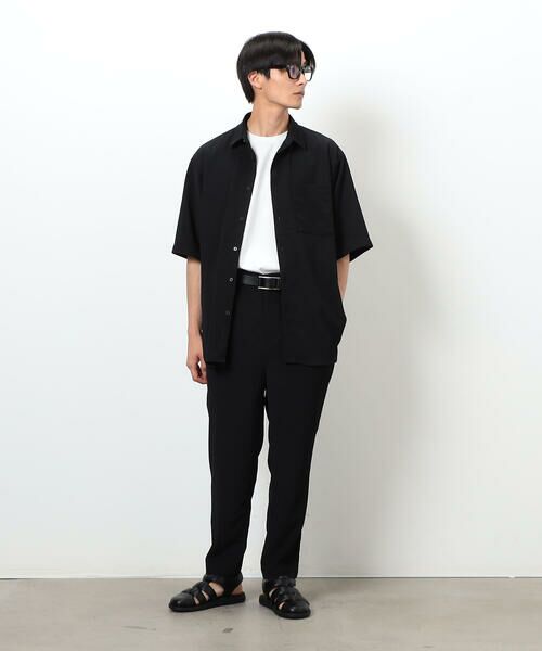 COMME CA ISM / コムサイズム シャツ・ブラウス | 【セットアップ対応】ポリエステル 楊柳 ５分袖シャツ | 詳細3