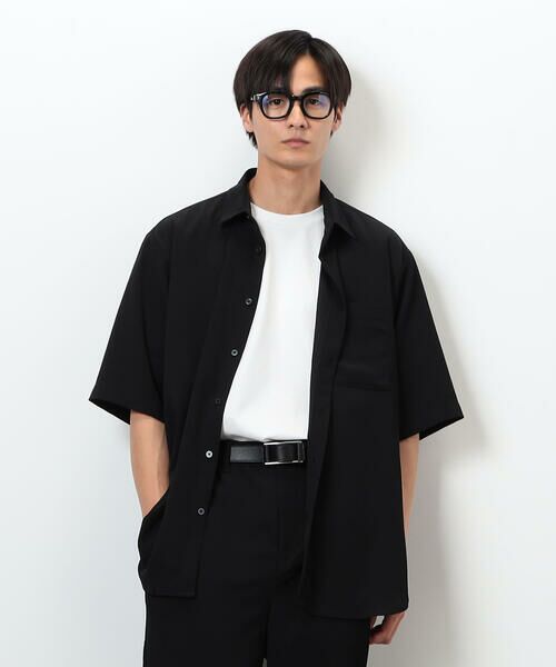 COMME CA ISM / コムサイズム シャツ・ブラウス | 【セットアップ対応】ポリエステル 楊柳 ５分袖シャツ | 詳細4