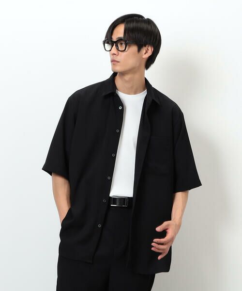 COMME CA ISM / コムサイズム シャツ・ブラウス | 【セットアップ対応】ポリエステル 楊柳 ５分袖シャツ | 詳細5