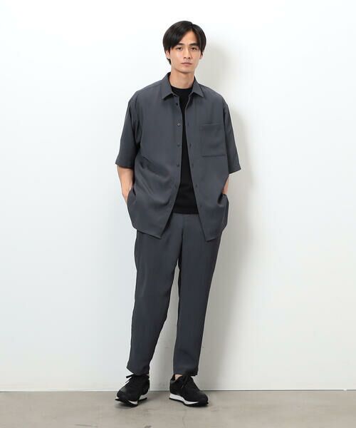 COMME CA ISM / コムサイズム シャツ・ブラウス | 【セットアップ対応】ポリエステル 楊柳 ５分袖シャツ | 詳細16