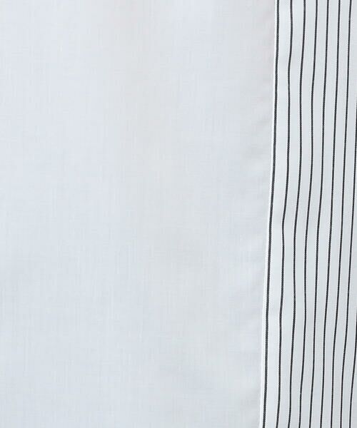 COMME CA ISM / コムサイズム シャツ・ブラウス | タイプライター×ストライプ コンビ半袖シャツ | 詳細12