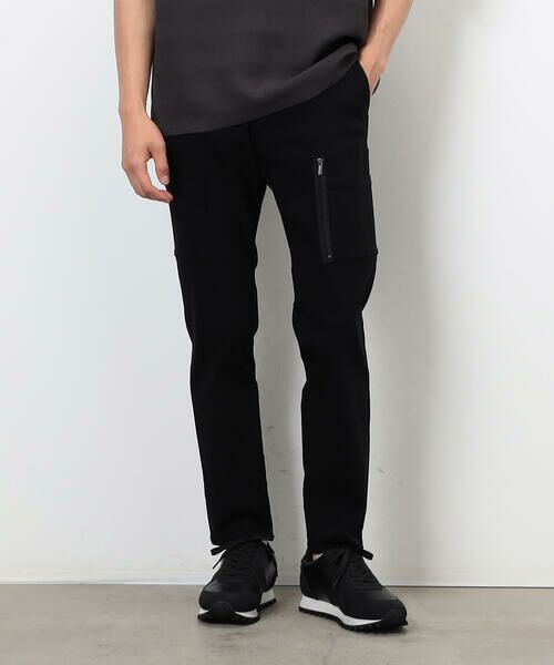 COMME CA ISM / コムサイズム その他パンツ | 【スマートベーシックパンツ】ストレッチツイル スキニー カーゴ パンツ（ブラック）