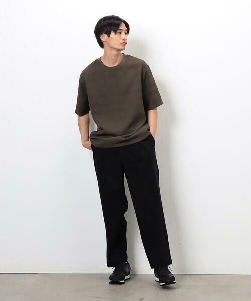 COMME CA ISM / コムサイズム スラックス・ドレスパンツ | 【スマートベーシックパンツ】ストレッチツイル ワイド テーパード パンツ | 詳細4