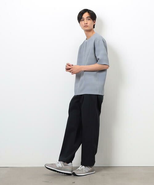 COMME CA ISM / コムサイズム スラックス・ドレスパンツ | 【スマートベーシックパンツ】ストレッチツイル ワイド テーパード パンツ | 詳細8