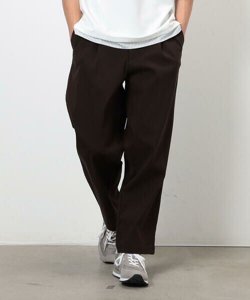 COMME CA ISM / コムサイズム スラックス・ドレスパンツ | 【スマートベーシックパンツ】ストレッチツイル ワイド テーパード パンツ | 詳細23