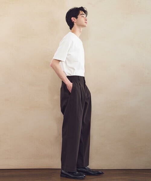 COMME CA ISM / コムサイズム スラックス・ドレスパンツ | 【スマートベーシックパンツ】ストレッチツイル ワイド テーパード パンツ | 詳細19