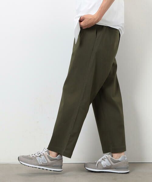 ストレッチツイル ワイド テーパード パンツ （スラックス
