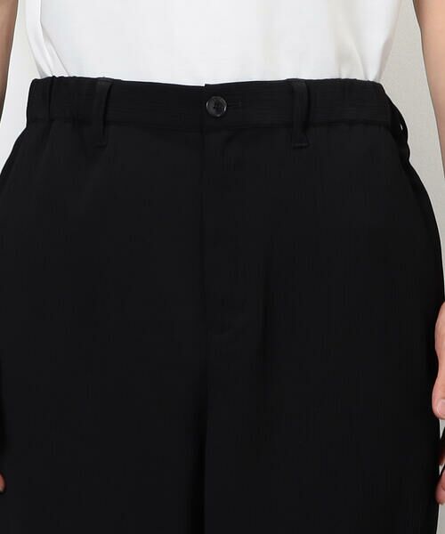 COMME CA ISM / コムサイズム スラックス・ドレスパンツ | 【セットアップ対応】ポリエステル 楊柳 ワイドテーパードパンツ | 詳細8