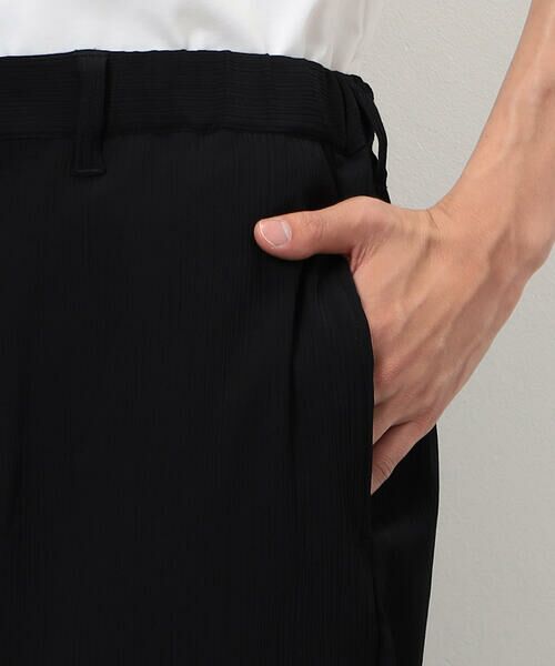 COMME CA ISM / コムサイズム スラックス・ドレスパンツ | 【セットアップ対応】ポリエステル 楊柳 ワイドテーパードパンツ | 詳細10