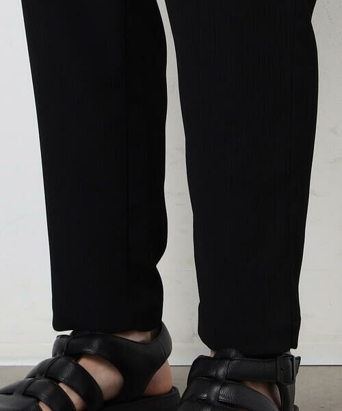 COMME CA ISM / コムサイズム スラックス・ドレスパンツ | 【セットアップ対応】ポリエステル 楊柳 ワイドテーパードパンツ | 詳細11