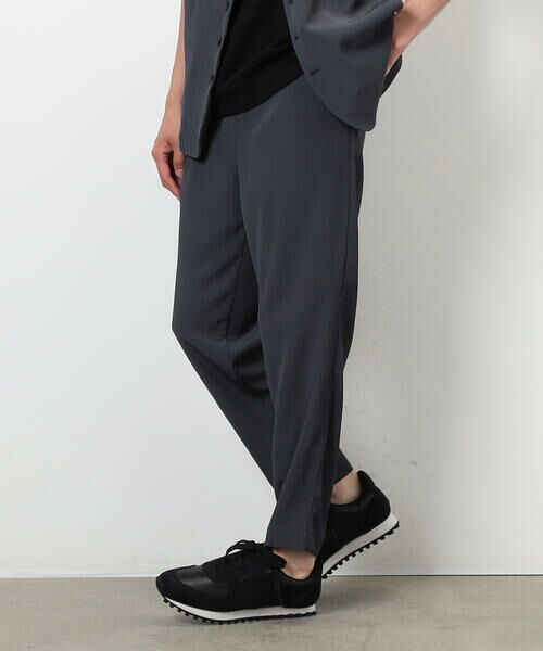 COMME CA ISM / コムサイズム スラックス・ドレスパンツ | 【セットアップ対応】ポリエステル 楊柳 ワイドテーパードパンツ | 詳細17