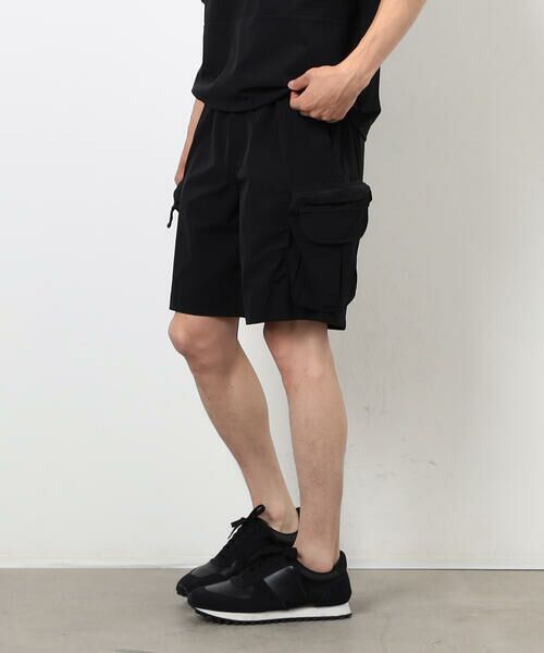 COMME CA ISM / コムサイズム ショート・ハーフ・半端丈パンツ | 「Daily TECH Series」 クイックドライ ショートカーゴパンツ | 詳細5