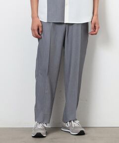 COMME CA ISM / コムサイズム スラックス・ドレスパンツ | ウールライク リラックスワイド テーパードパンツ