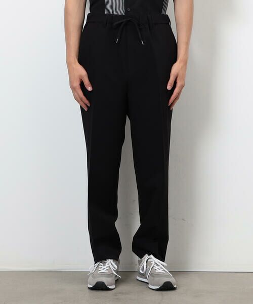 COMME CA ISM / コムサイズム スラックス・ドレスパンツ | ウールライク リラックスワイド テーパードパンツ | 詳細11