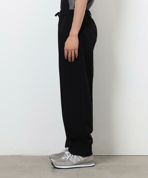 COMME CA ISM / コムサイズム スラックス・ドレスパンツ | ウールライク リラックスワイド テーパードパンツ | 詳細12