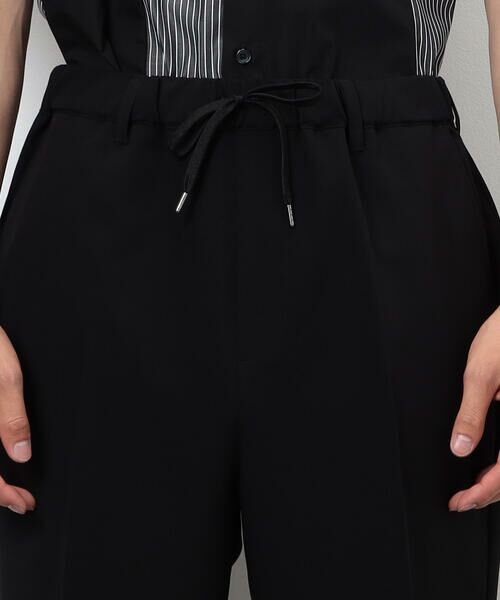 COMME CA ISM / コムサイズム スラックス・ドレスパンツ | ウールライク リラックスワイド テーパードパンツ | 詳細14