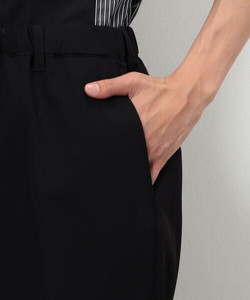 COMME CA ISM / コムサイズム スラックス・ドレスパンツ | ウールライク リラックスワイド テーパードパンツ | 詳細16