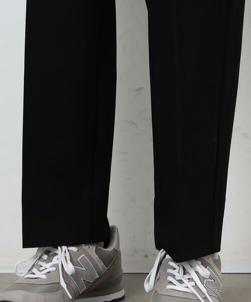 COMME CA ISM / コムサイズム スラックス・ドレスパンツ | ウールライク リラックスワイド テーパードパンツ | 詳細17