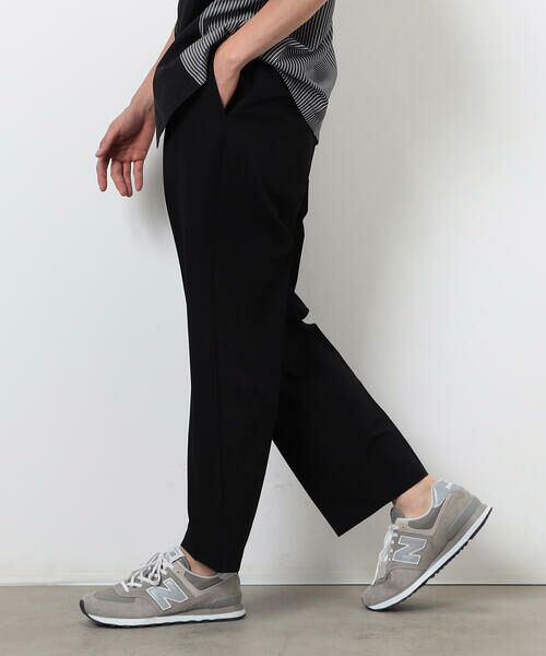 COMME CA ISM / コムサイズム スラックス・ドレスパンツ | ウールライク リラックスワイド テーパードパンツ | 詳細9