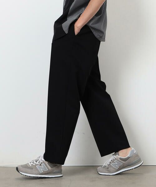 COMME CA ISM / コムサイズム スラックス・ドレスパンツ | ウールライク リラックスワイド テーパードパンツ | 詳細10