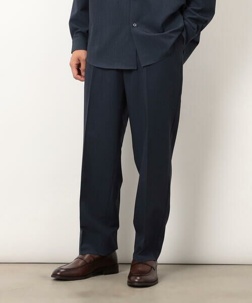 COMME CA ISM / コムサイズム スラックス・ドレスパンツ | ウールライク リラックスワイド テーパードパンツ | 詳細22