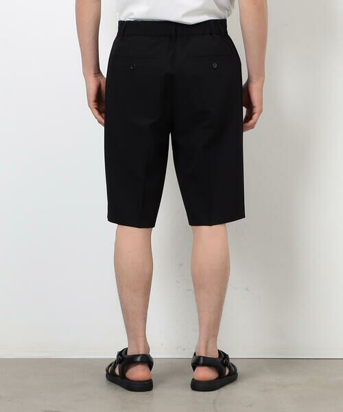 COMME CA ISM / コムサイズム ショート・ハーフ・半端丈パンツ | ウールライク ワンタックハーフパンツ | 詳細12
