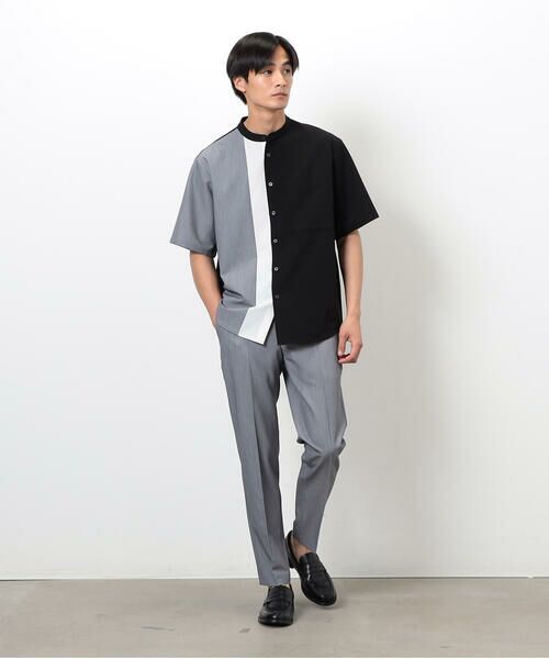 COMME CA ISM / コムサイズム スラックス・ドレスパンツ | ウールライク テーパードスラックス | 詳細1