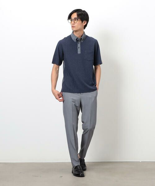 COMME CA ISM / コムサイズム スラックス・ドレスパンツ | ウールライク テーパードスラックス | 詳細2