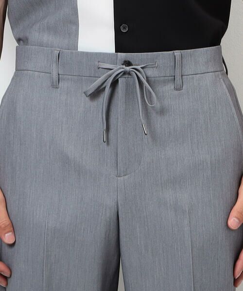 COMME CA ISM / コムサイズム スラックス・ドレスパンツ | ウールライク テーパードスラックス | 詳細8