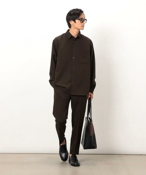 COMME CA ISM / コムサイズム スラックス・ドレスパンツ | ウールライク テーパードスラックス | 詳細25