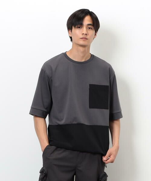 COMME CA ISM / コムサイズム Tシャツ | 「Daily TECH Series」  クイックドライ コンビデザインＴシャツ | 詳細20