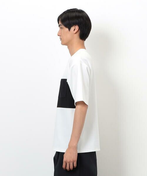 COMME CA ISM / コムサイズム Tシャツ | ブロッキングＴシャツ | 詳細6