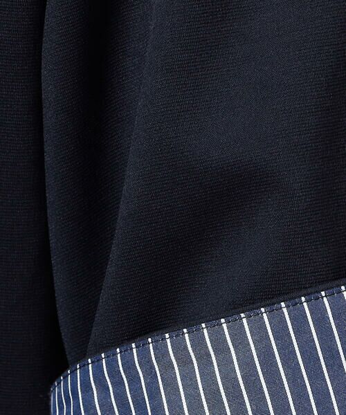 COMME CA ISM / コムサイズム Tシャツ | ストレッチポンチ×ストライプコンビTシャツ | 詳細18