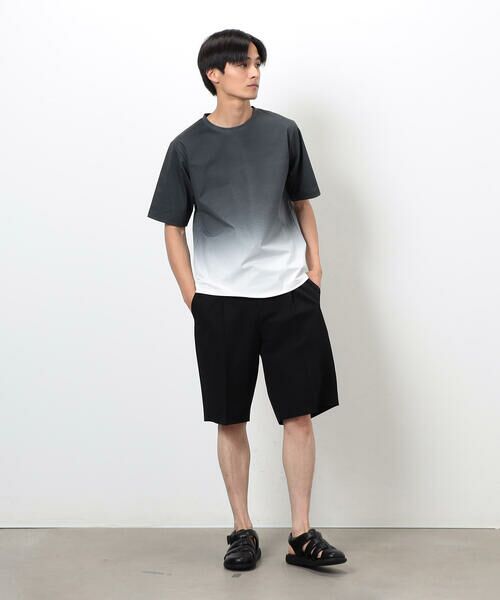 COMME CA ISM / コムサイズム Tシャツ | グラデーションプリントＴシャツ | 詳細1