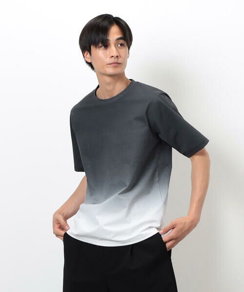 COMME CA ISM / コムサイズム Tシャツ | グラデーションプリントＴシャツ | 詳細3