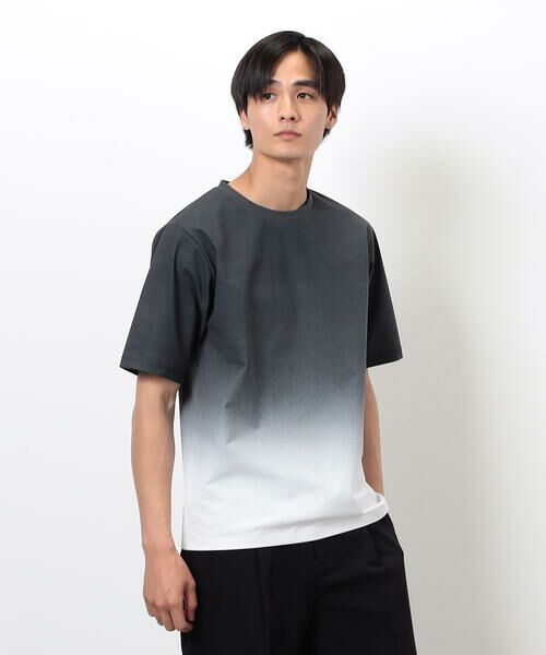 COMME CA ISM / コムサイズム Tシャツ | グラデーションプリントＴシャツ | 詳細4