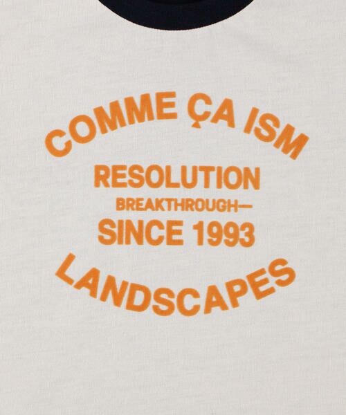 COMME CA ISM / コムサイズム Tシャツ | フロッキープリント Tシャツ | 詳細2