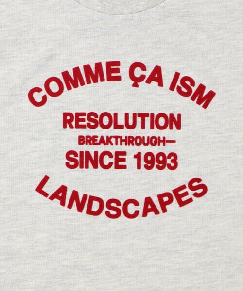 COMME CA ISM / コムサイズム Tシャツ | フロッキープリント Tシャツ | 詳細8