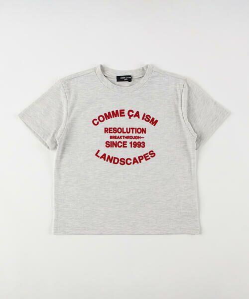 COMME CA ISM / コムサイズム Tシャツ | フロッキープリント Tシャツ | 詳細3