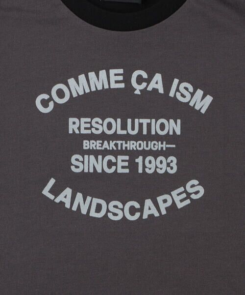 COMME CA ISM / コムサイズム Tシャツ | フロッキープリント Tシャツ | 詳細10