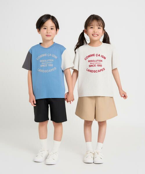 COMME CA ISM / コムサイズム Tシャツ | フロッキープリント Tシャツ | 詳細13