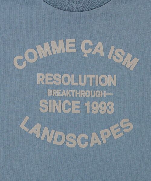 COMME CA ISM / コムサイズム Tシャツ | フロッキープリント Tシャツ | 詳細16