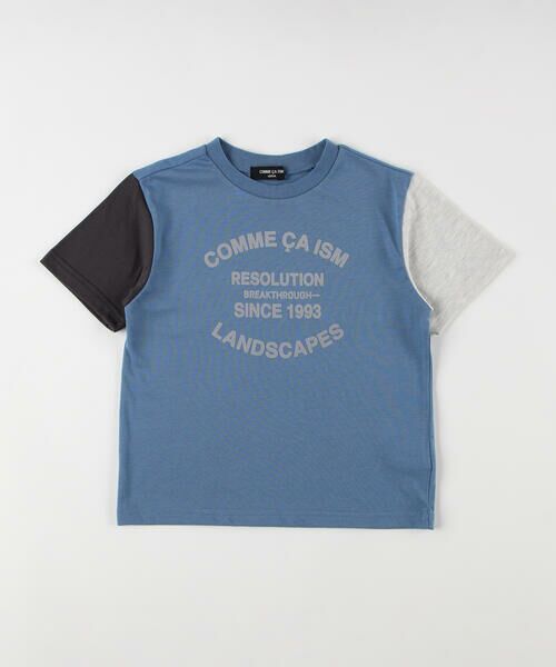 COMME CA ISM / コムサイズム Tシャツ | フロッキープリント Tシャツ | 詳細14