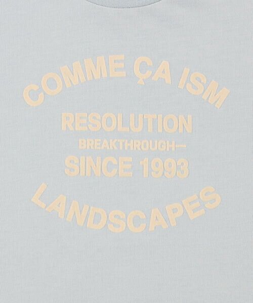 COMME CA ISM / コムサイズム Tシャツ | フロッキープリント Tシャツ | 詳細18