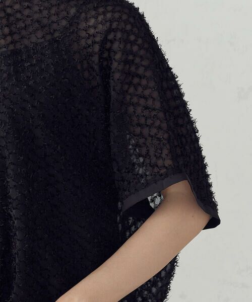 COMME CA ISM / コムサイズム シャツ・ブラウス | シアー フリンジ ドルマンスリーブブラウス | 詳細10