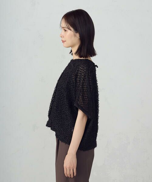 COMME CA ISM / コムサイズム シャツ・ブラウス | シアー フリンジ ドルマンスリーブブラウス | 詳細6