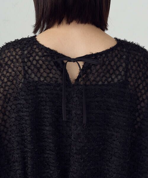 COMME CA ISM / コムサイズム シャツ・ブラウス | シアー フリンジ ドルマンスリーブブラウス | 詳細9