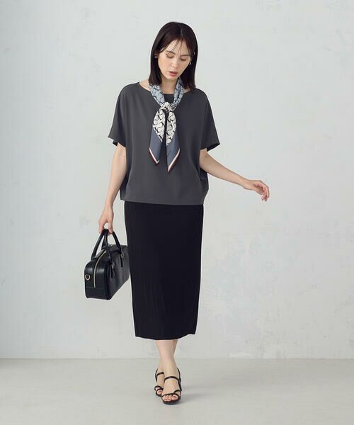 COMME CA ISM / コムサイズム シャツ・ブラウス | 【UVカット・接触冷感・吸水速乾】オーバーサイズＴブラウス / セットアップ対応 | 詳細4