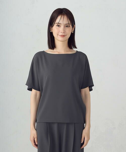 COMME CA ISM / コムサイズム シャツ・ブラウス | 【UVカット・接触冷感・吸水速乾】オーバーサイズＴブラウス / セットアップ対応 | 詳細8
