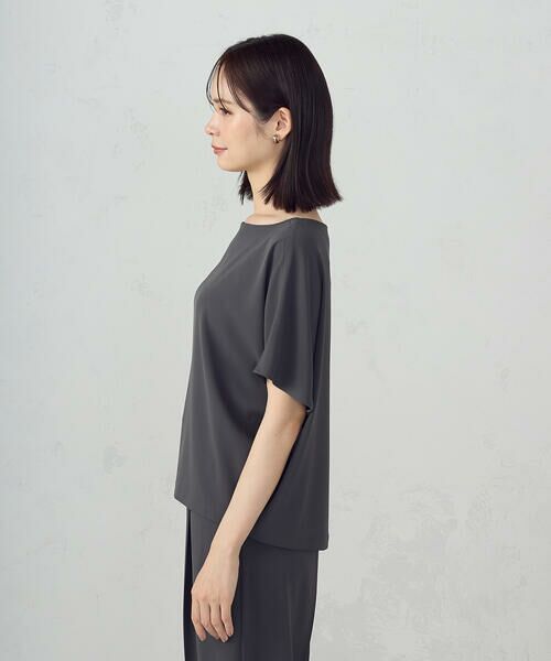COMME CA ISM / コムサイズム シャツ・ブラウス | 【UVカット・接触冷感・吸水速乾】オーバーサイズＴブラウス / セットアップ対応 | 詳細9